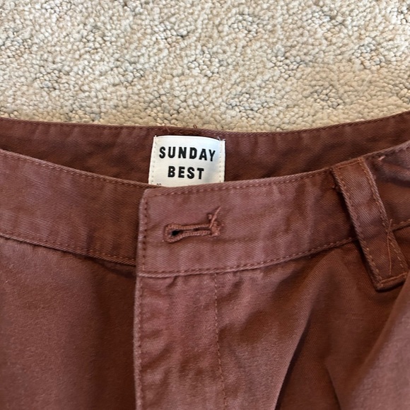 Sunday best brown cotton pants - Picture 4 of 4